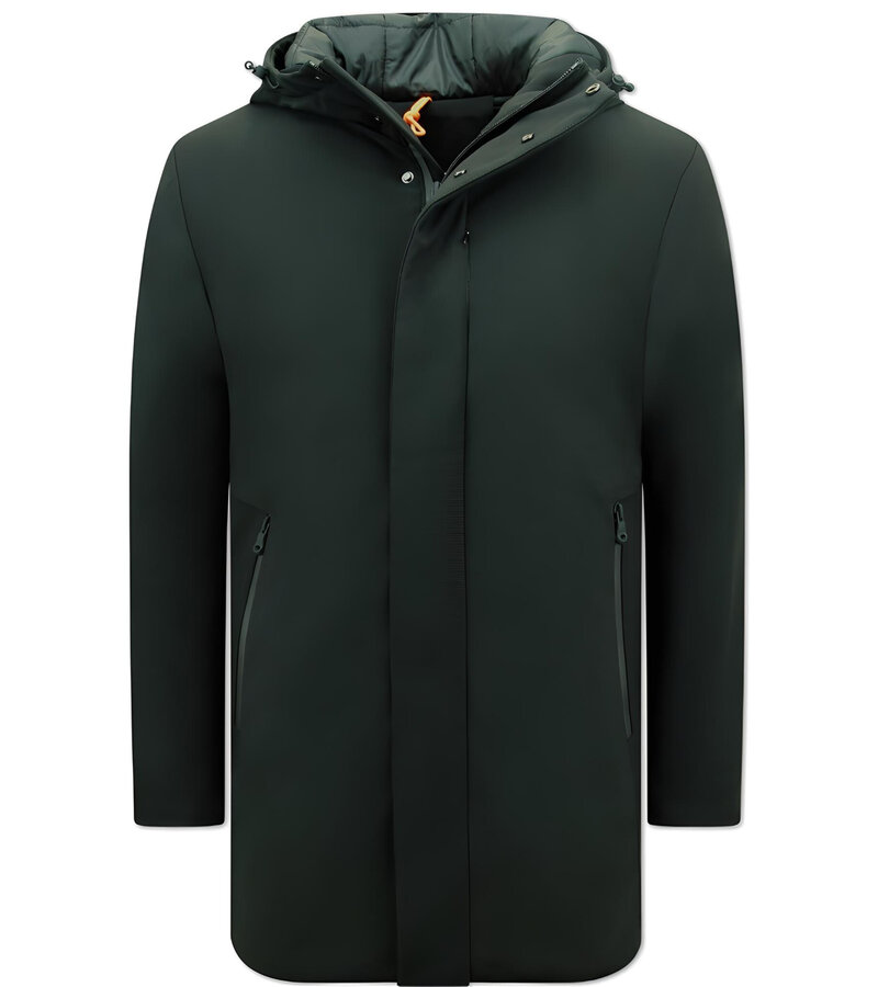 NEAT CLASSIC PARKA CHAQUETA HOMBRE CON CAPUCHA 8927 NEGRO