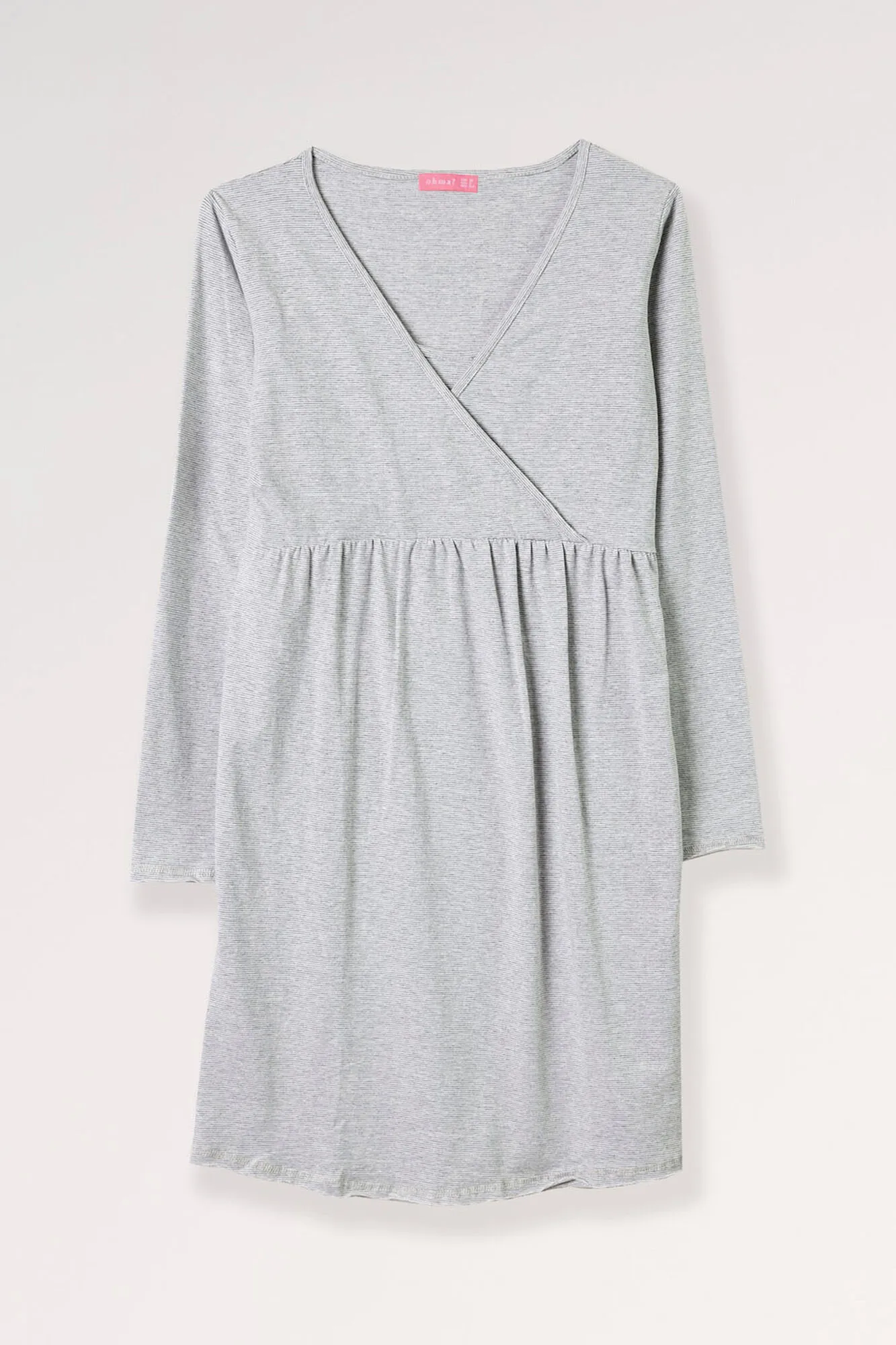Ohma! Camisón lactancia a rayas con escote