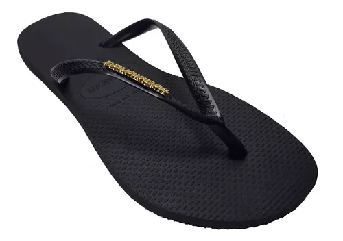 Ojotas Havaiana Adulto Slim Logo Metallic 4119875nd Empo2000