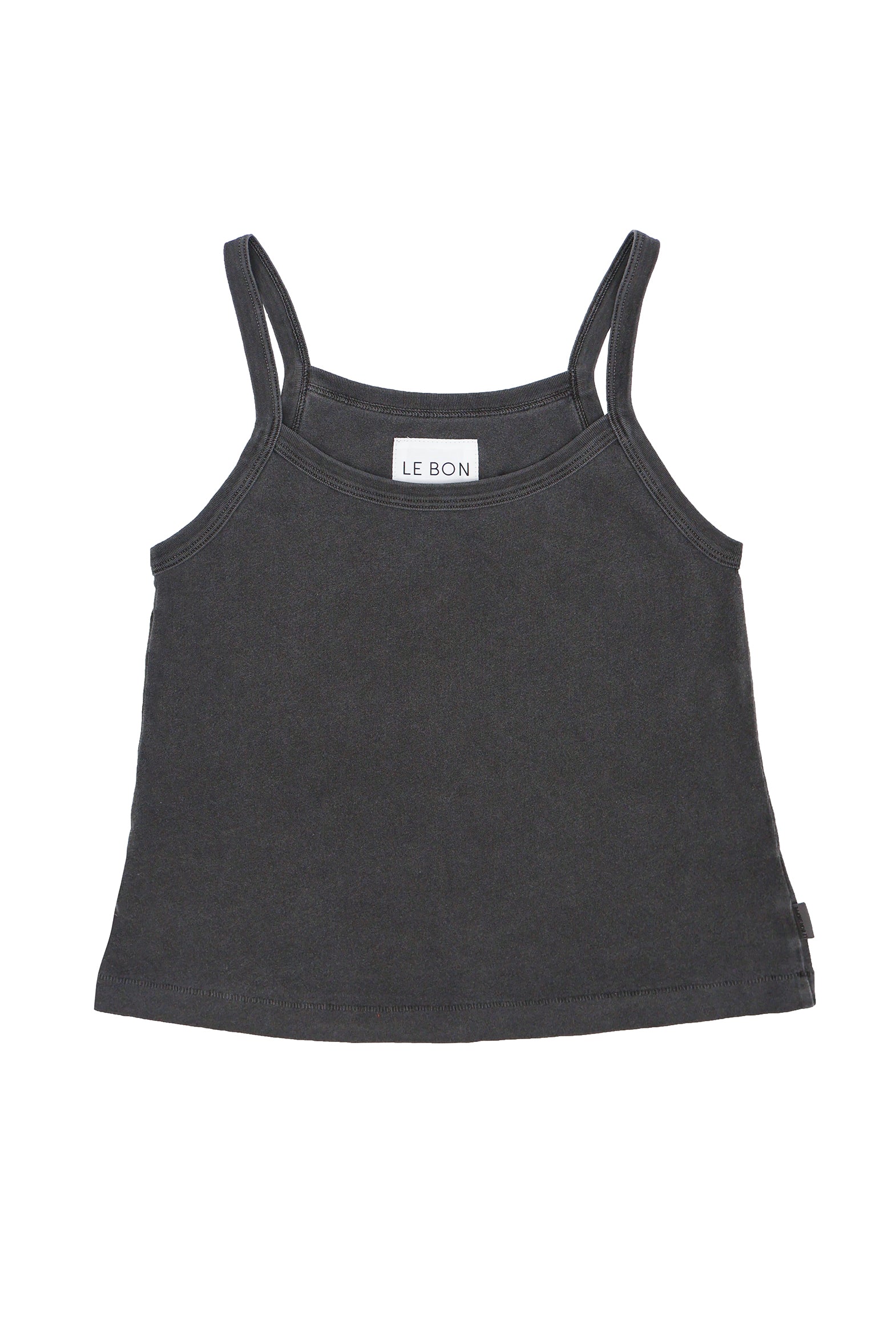 Organic Cotton Dana Cami in Vintage Black