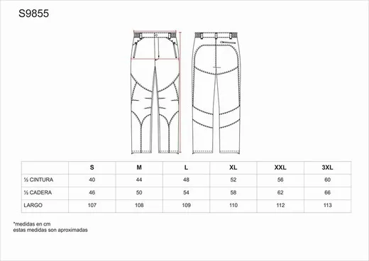 Pantalón de montaña, combinado con ripstop Negro Negro