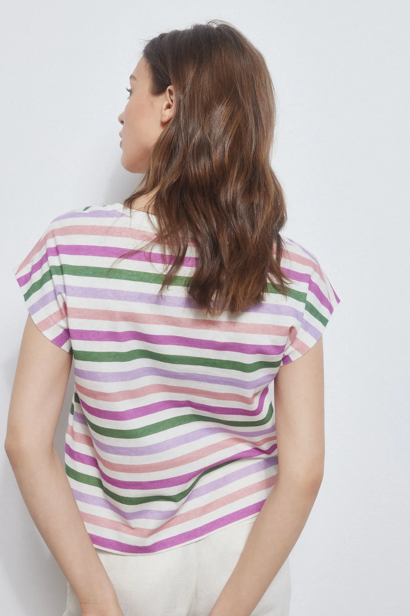 Pedro del Hierro Camiseta básica rayas