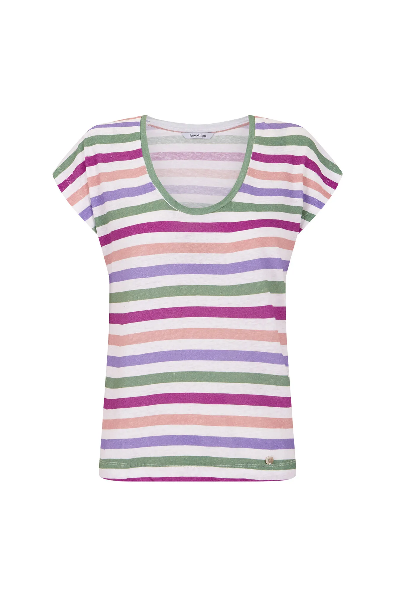Pedro del Hierro Camiseta básica rayas