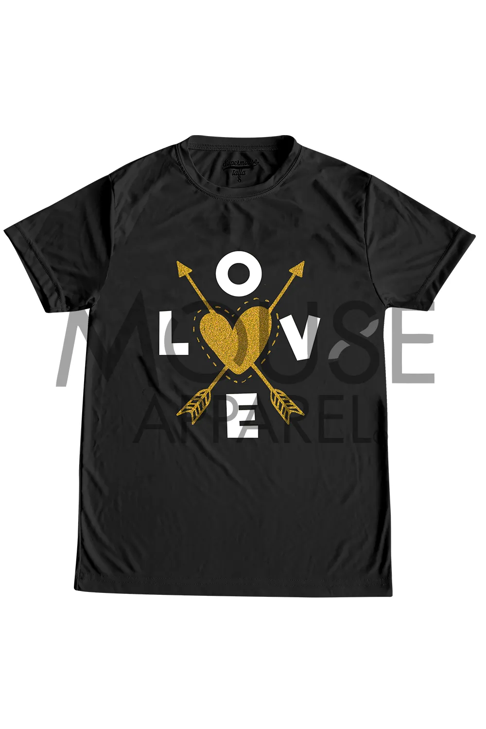 Playera Caballero manga corta. Love flecha