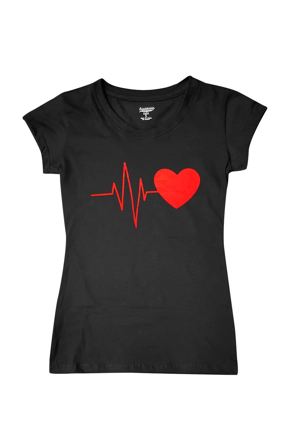 Playera Dama manga corta . Latidos