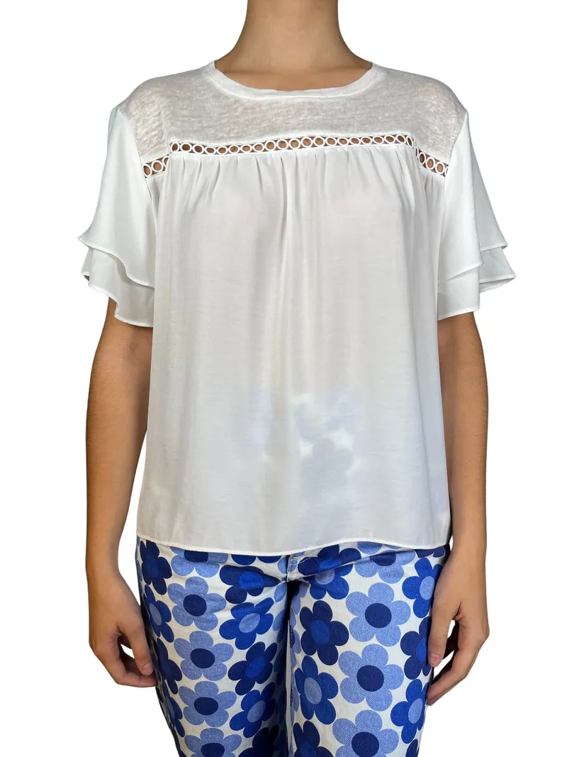 RAPSODIA Polera Blanca
