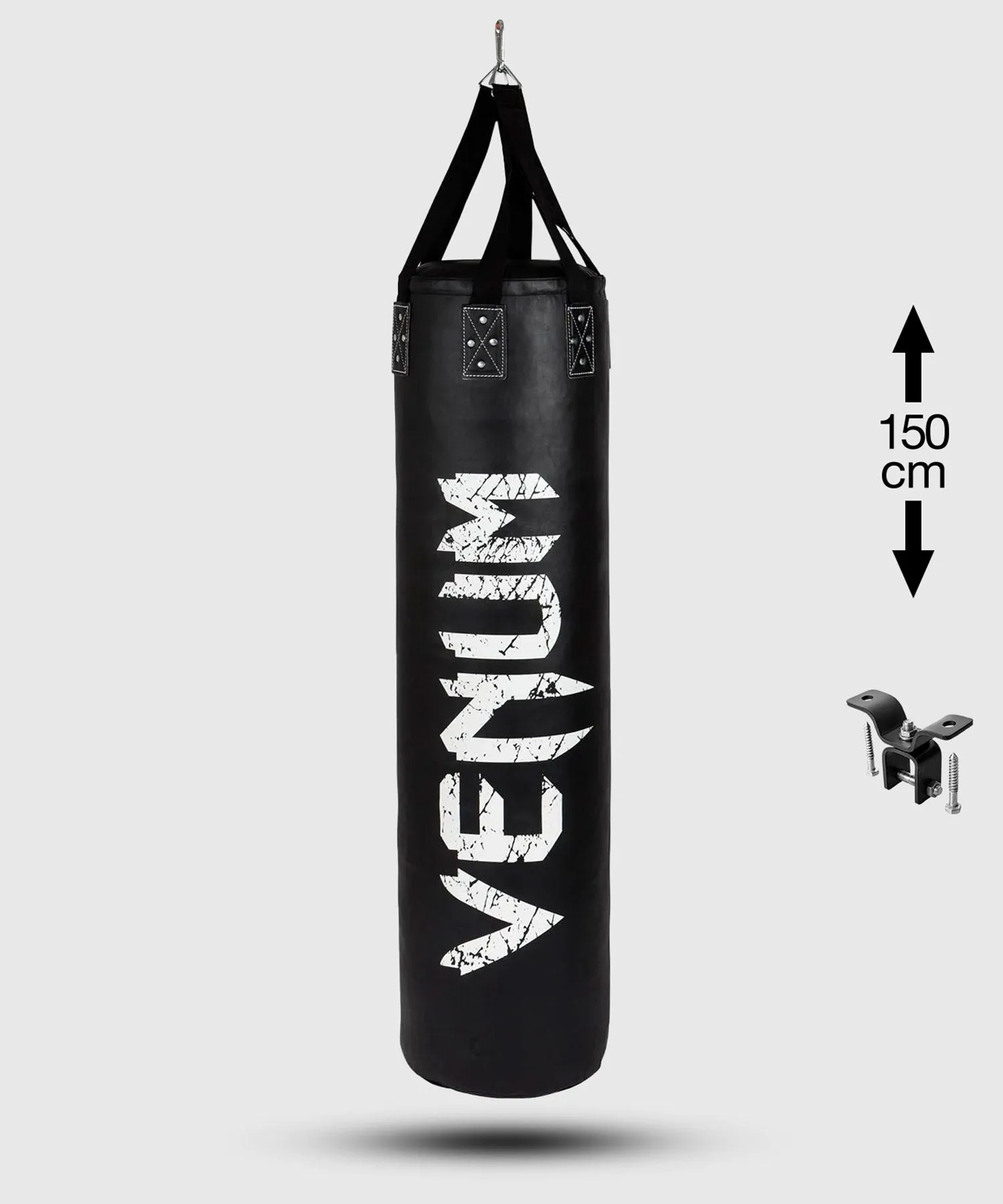 SACO DE BOXEO VENUM CHALLENGER  NEGRO  150 CM  LLENO