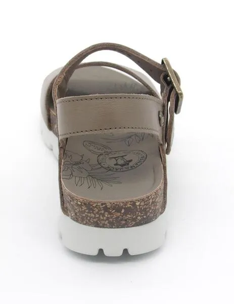 Sandalia Panamá Jack SANDY B3 taupe para mujer