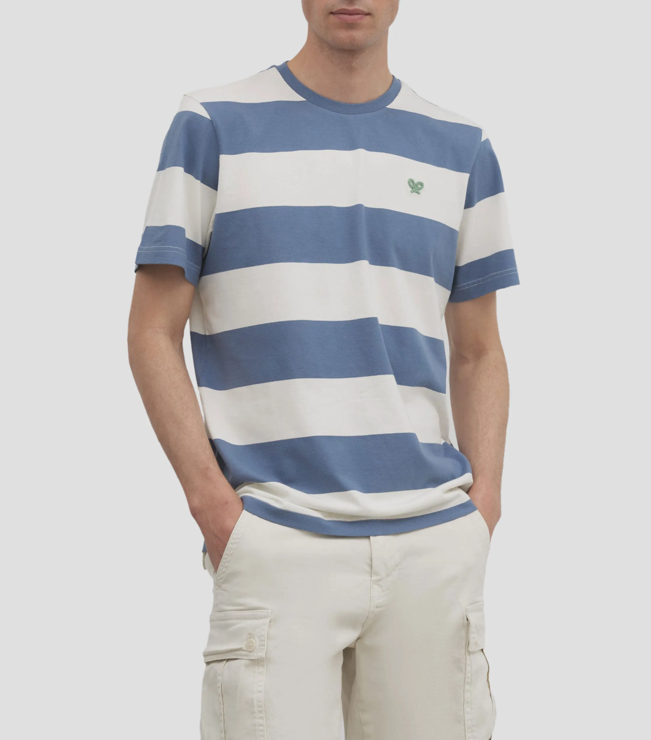 Silbon Playera con rayas de manga corta Hombre