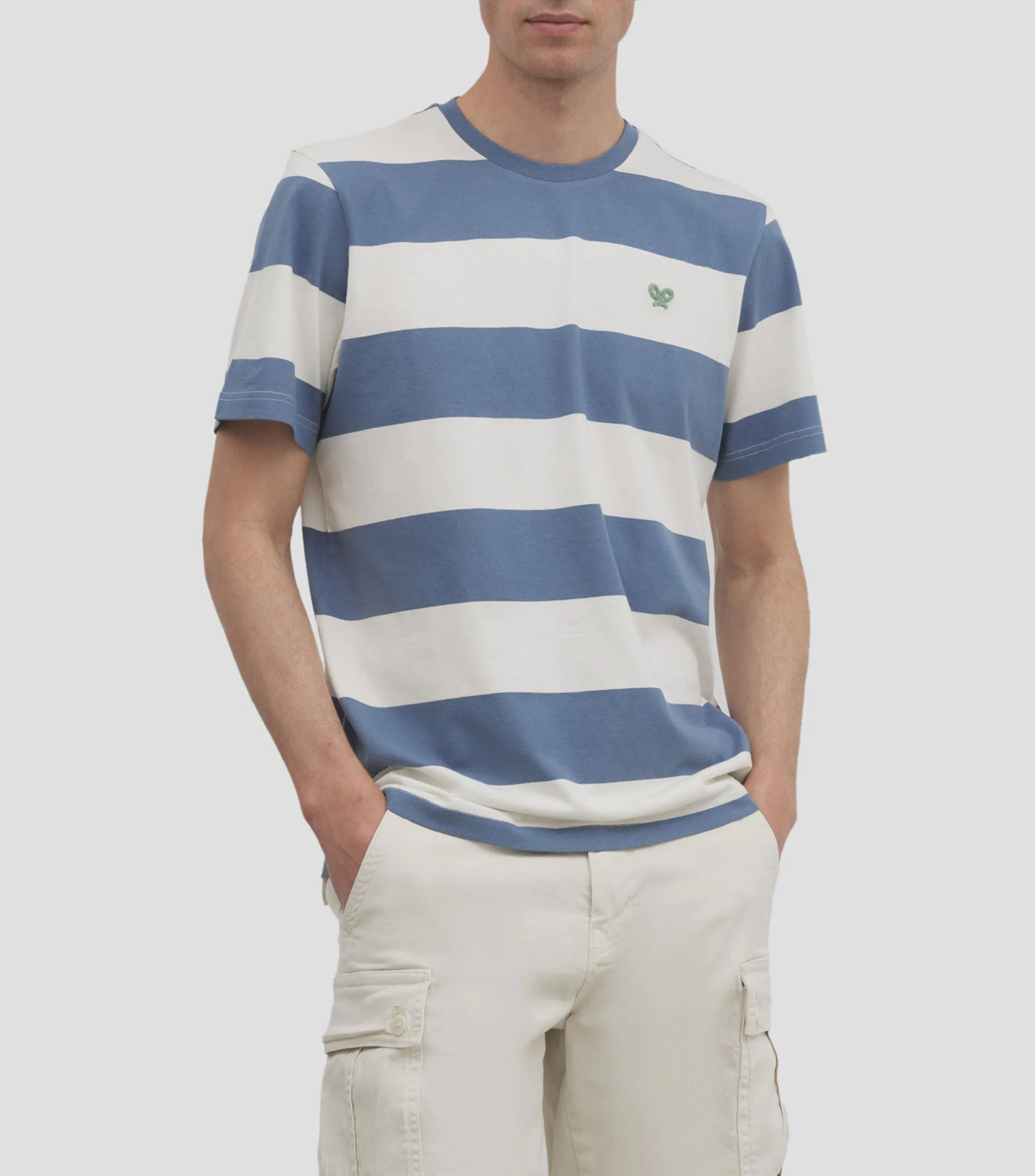 Silbon Playera con rayas de manga corta Hombre