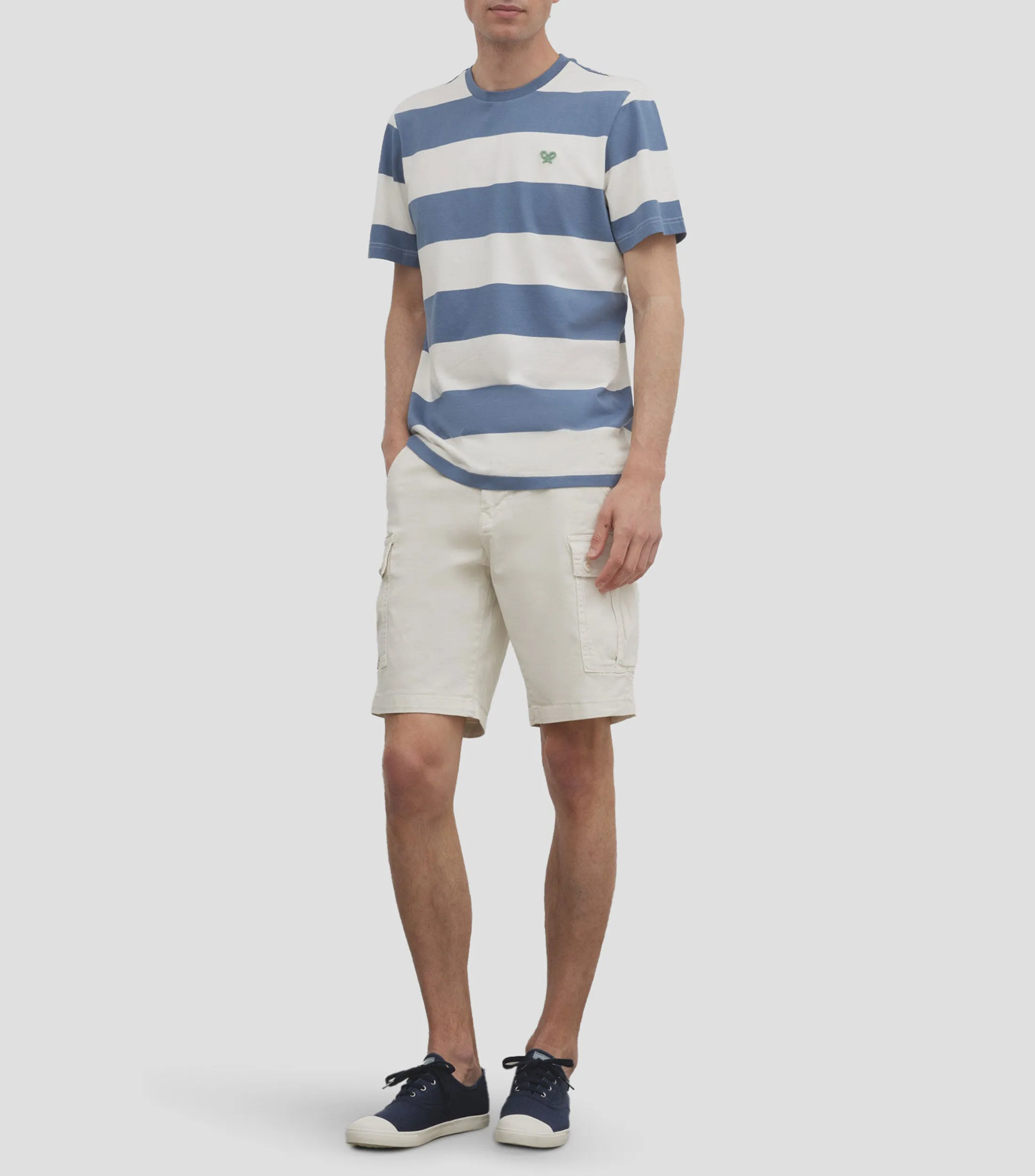 Silbon Playera con rayas de manga corta Hombre
