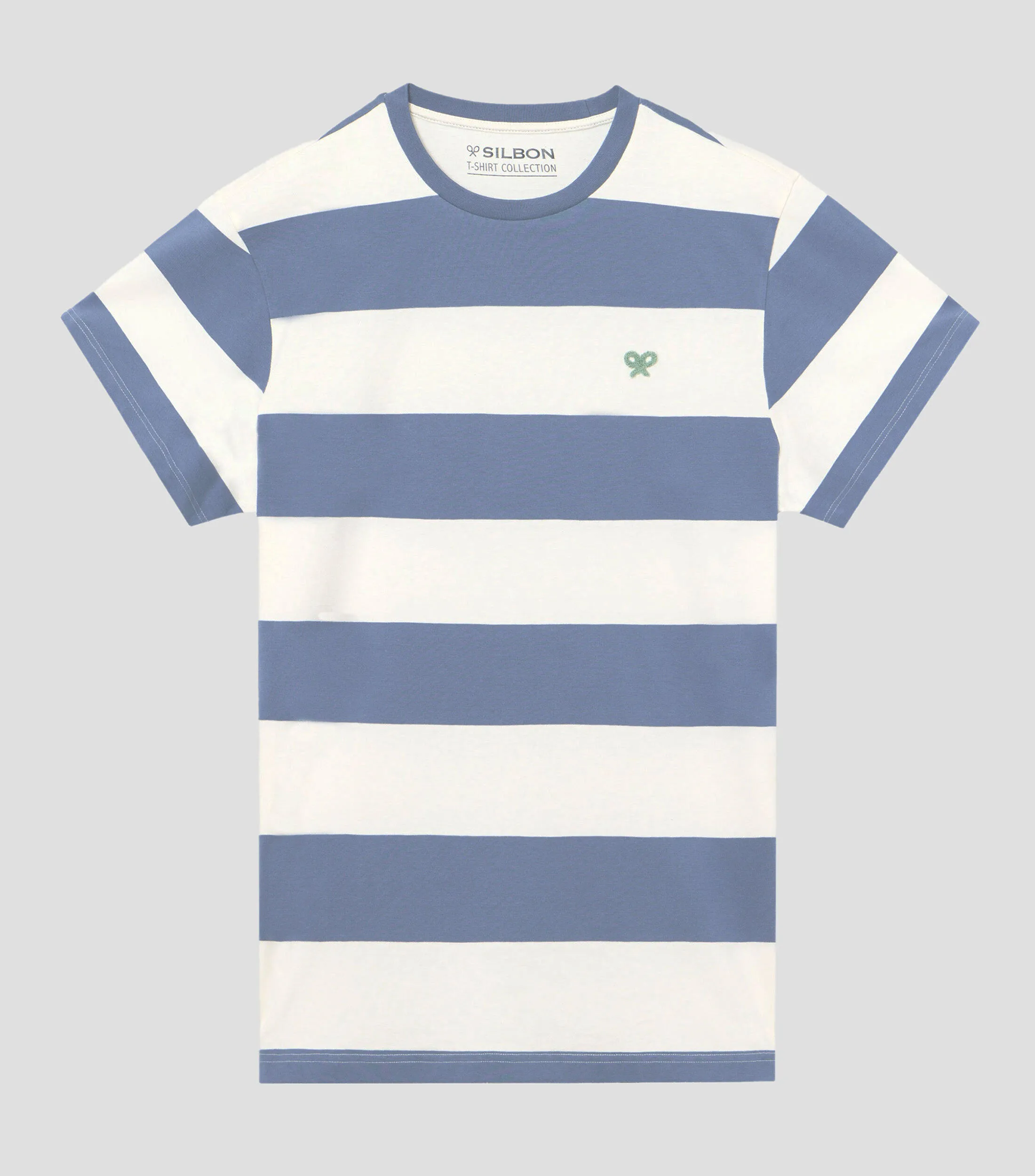 Silbon Playera con rayas de manga corta Hombre