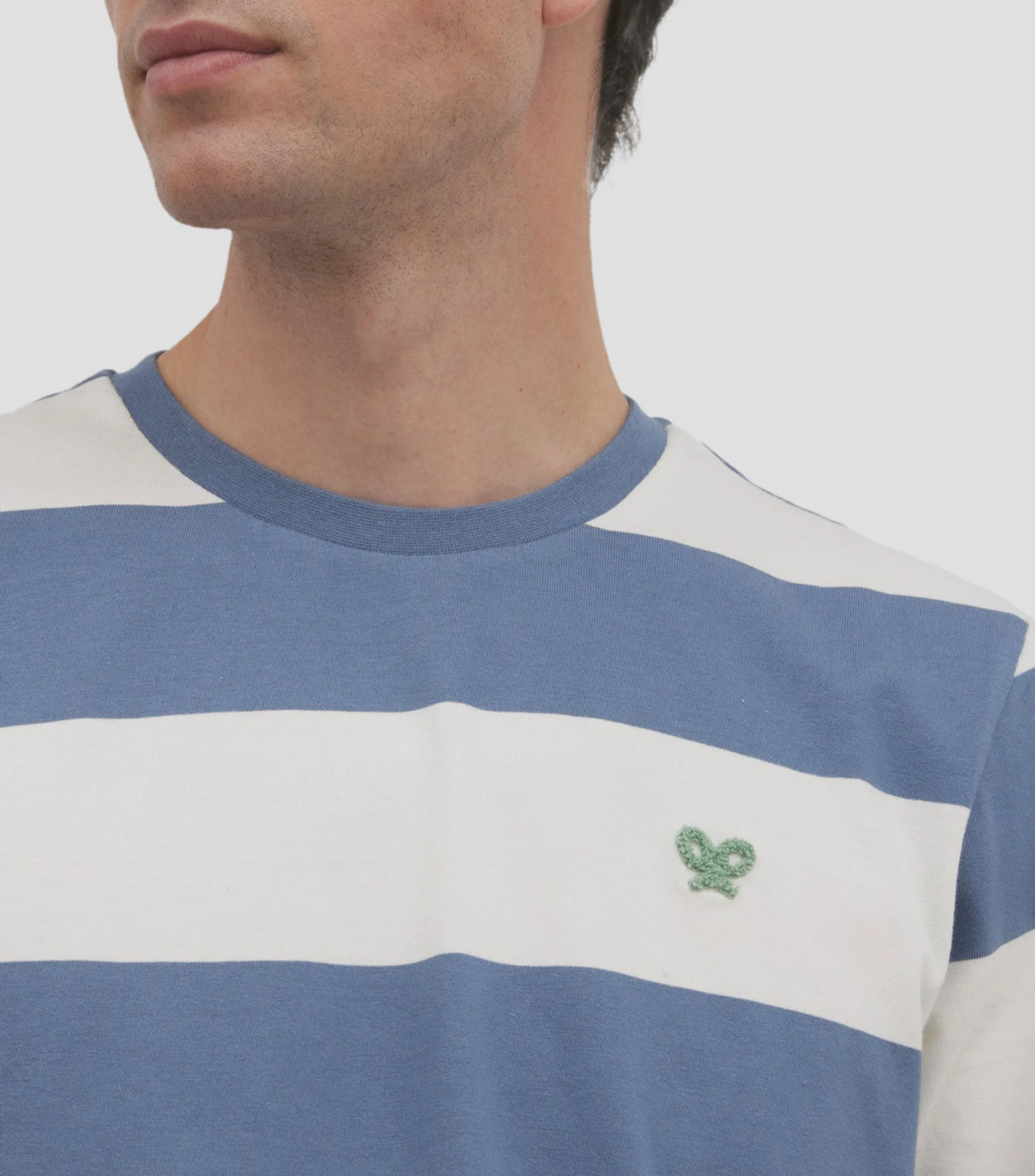 Silbon Playera con rayas de manga corta Hombre