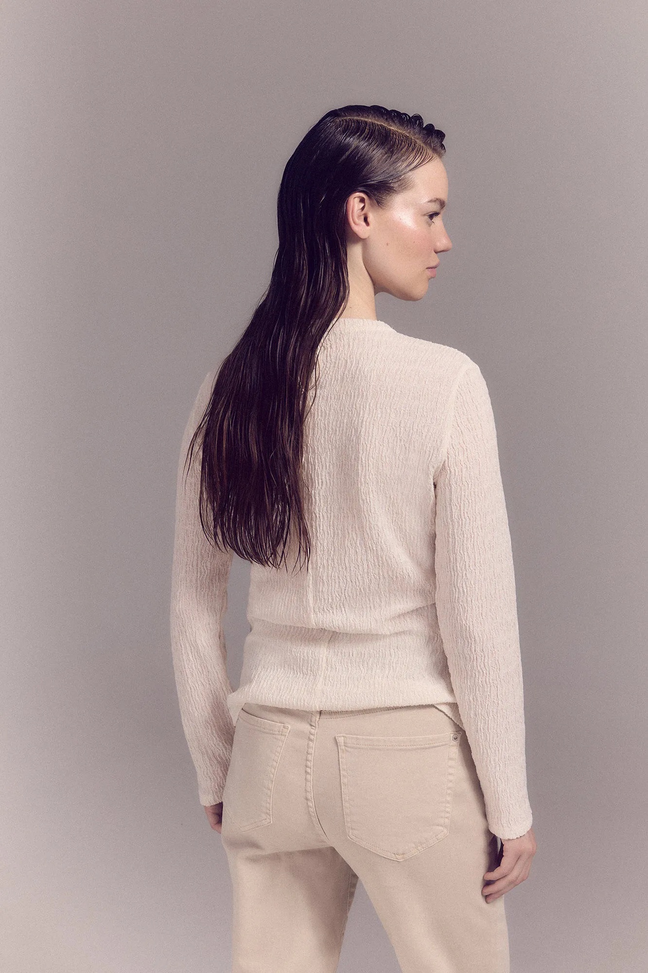 Slowlove Top de estructura ondas