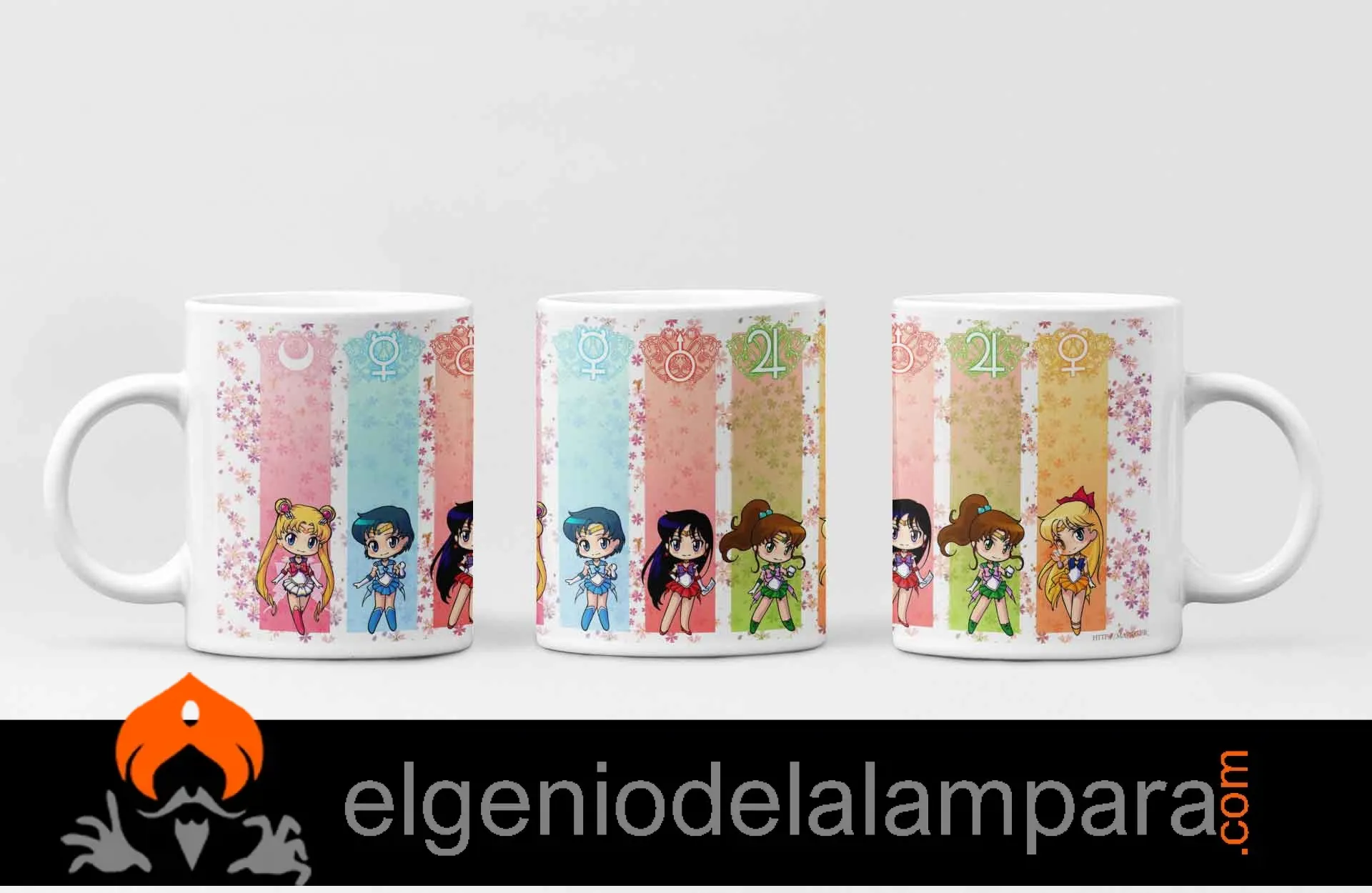 Taza Sailor Moon guerreras