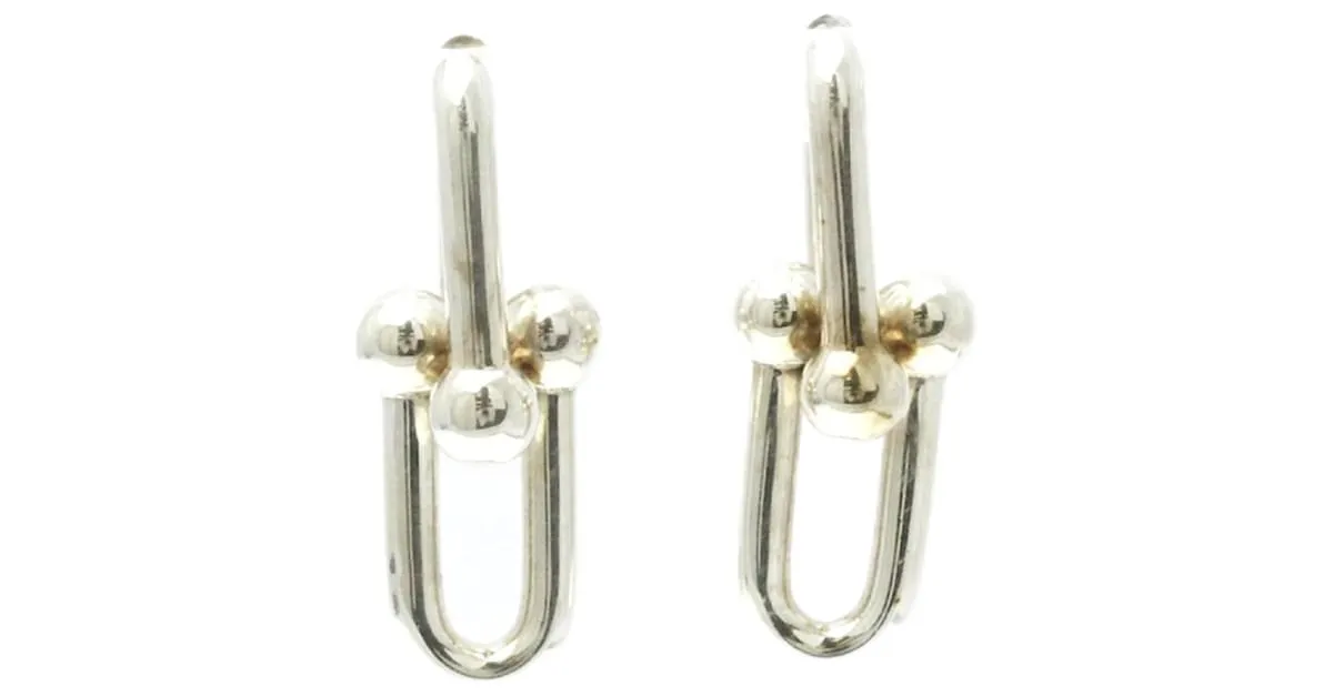 Tiffany & Co Pendientes colgantes de plata 925 Tiffany Hardware 