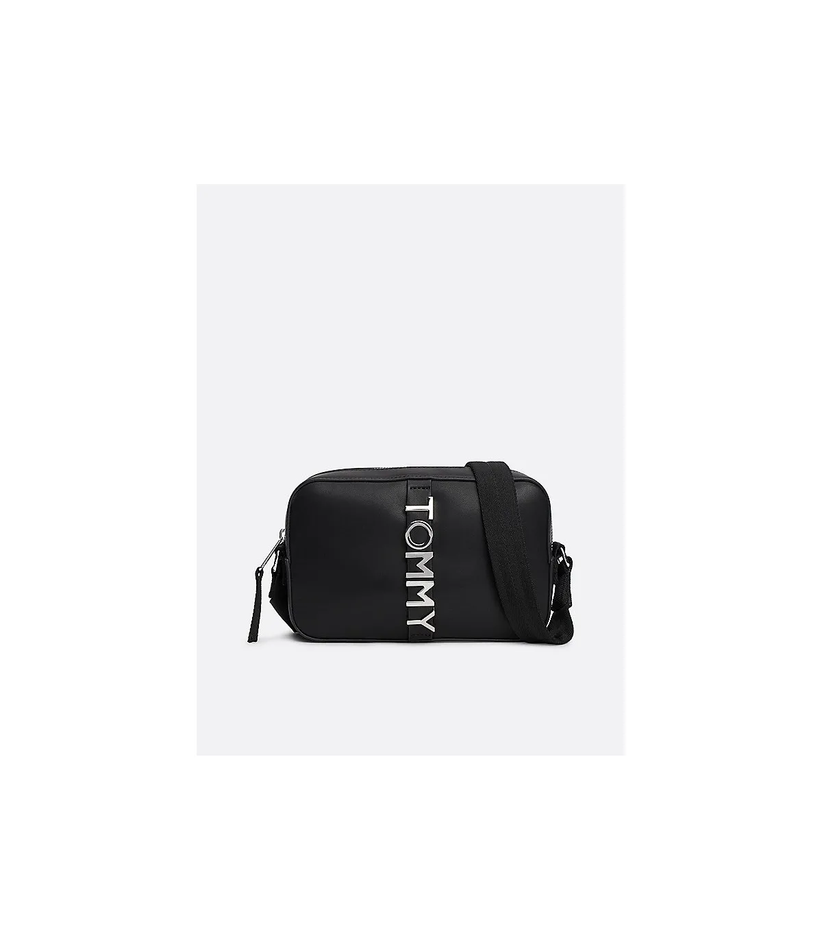 Tommy Jeans Bolso Cartera City Logo Metálico Mujer negro