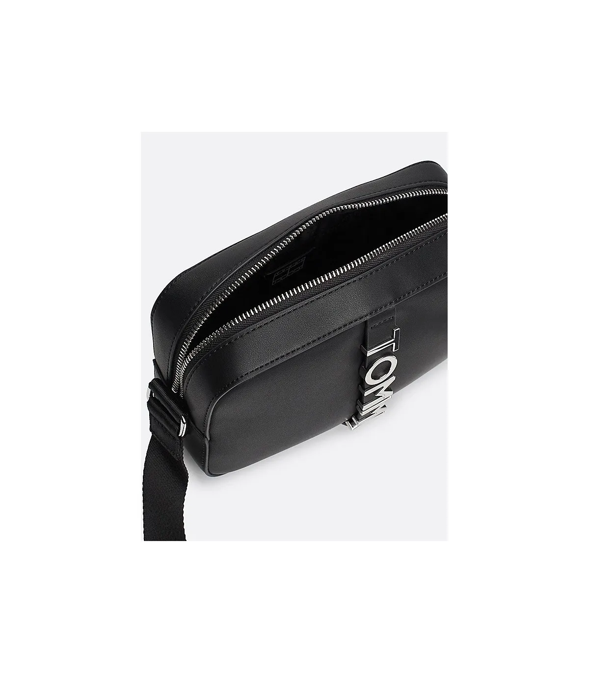 Tommy Jeans Bolso Cartera City Logo Metálico Mujer negro
