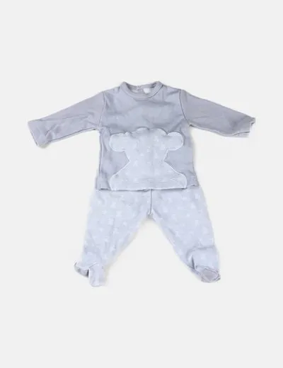 Tous Pijama gris estampado combinado