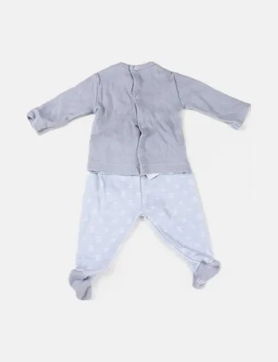 Tous Pijama gris estampado combinado