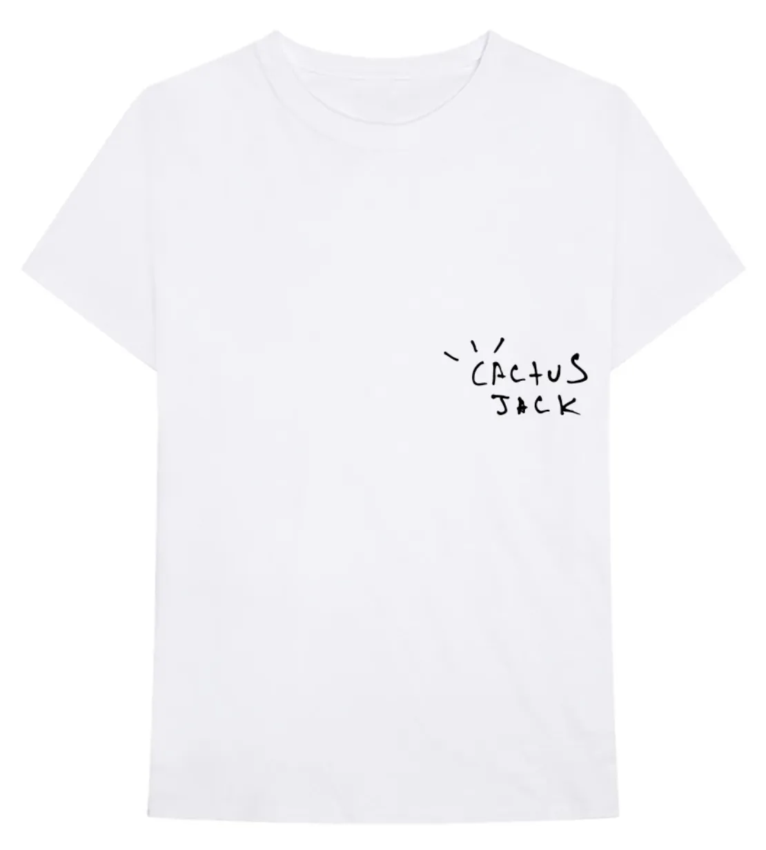 TRAVIS SCOTT CACTUS JACK AIRBRUSH TSHIRT WHITE
