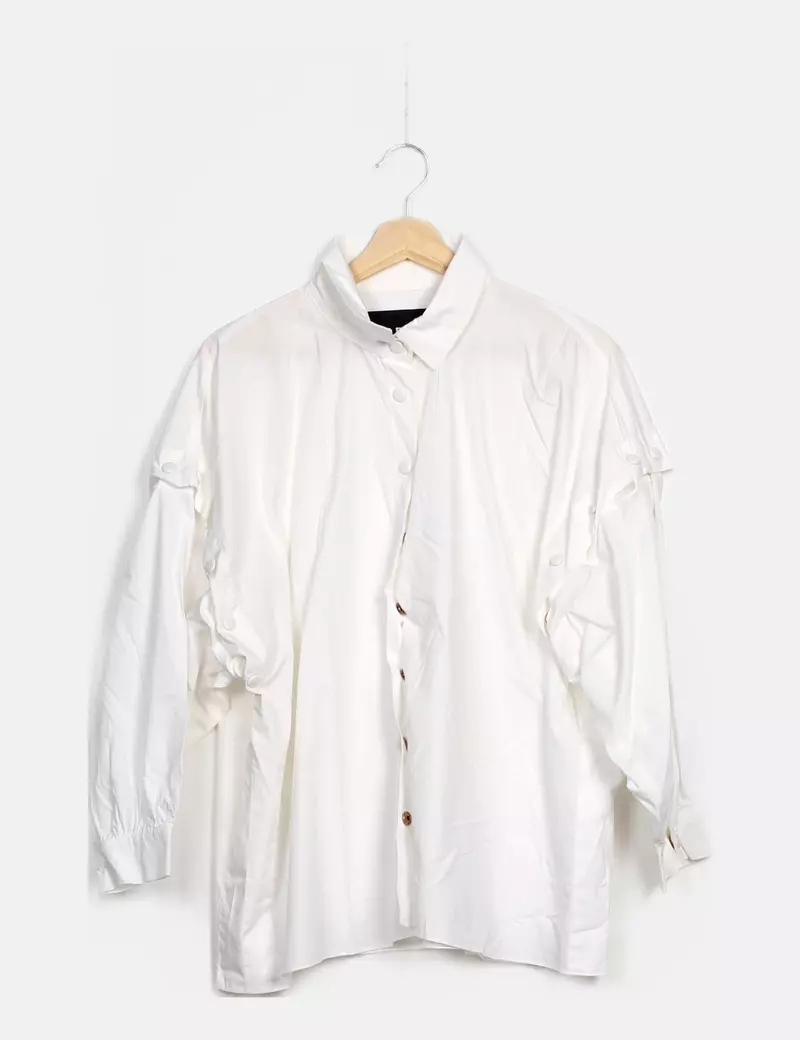 Uterqüe Camisa casual blanca