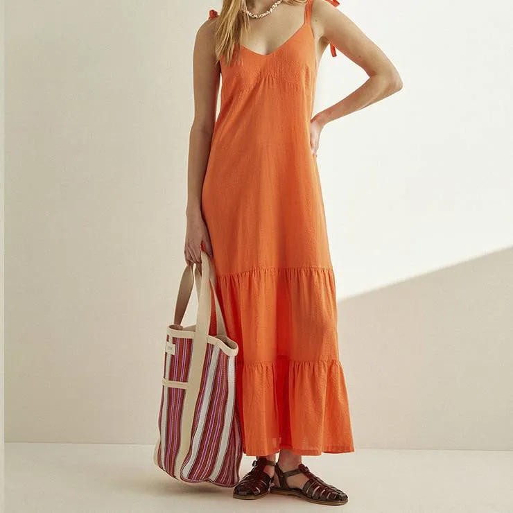 Vestido Yerse 38707 Naranja