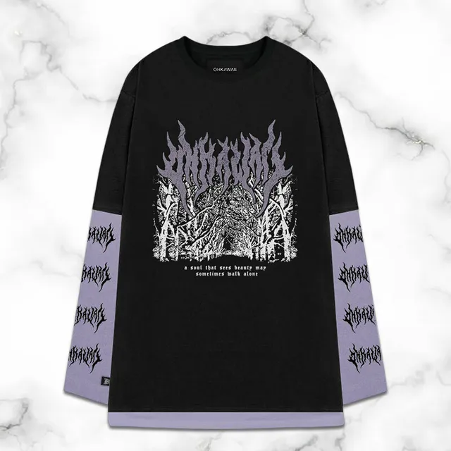 Walk Alone Remera Doble Manga
