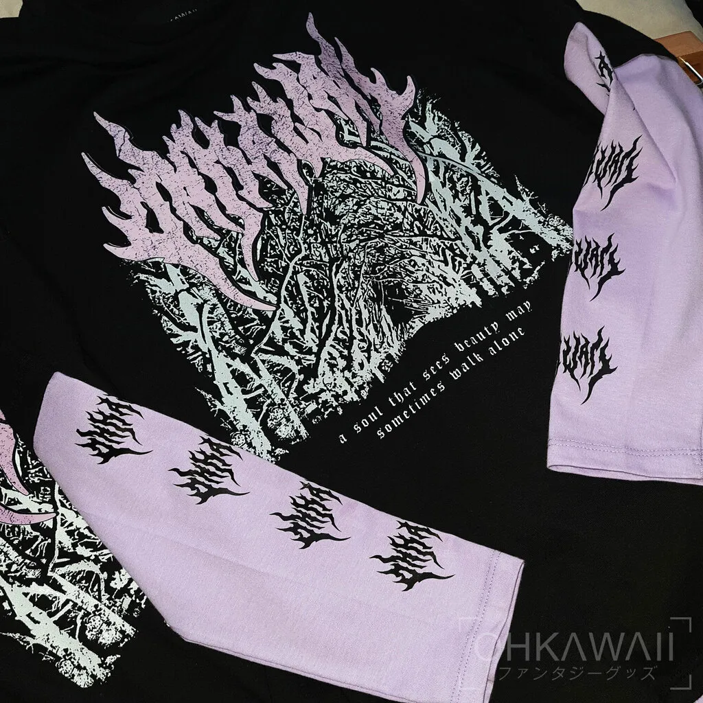 Walk Alone Remera Doble Manga