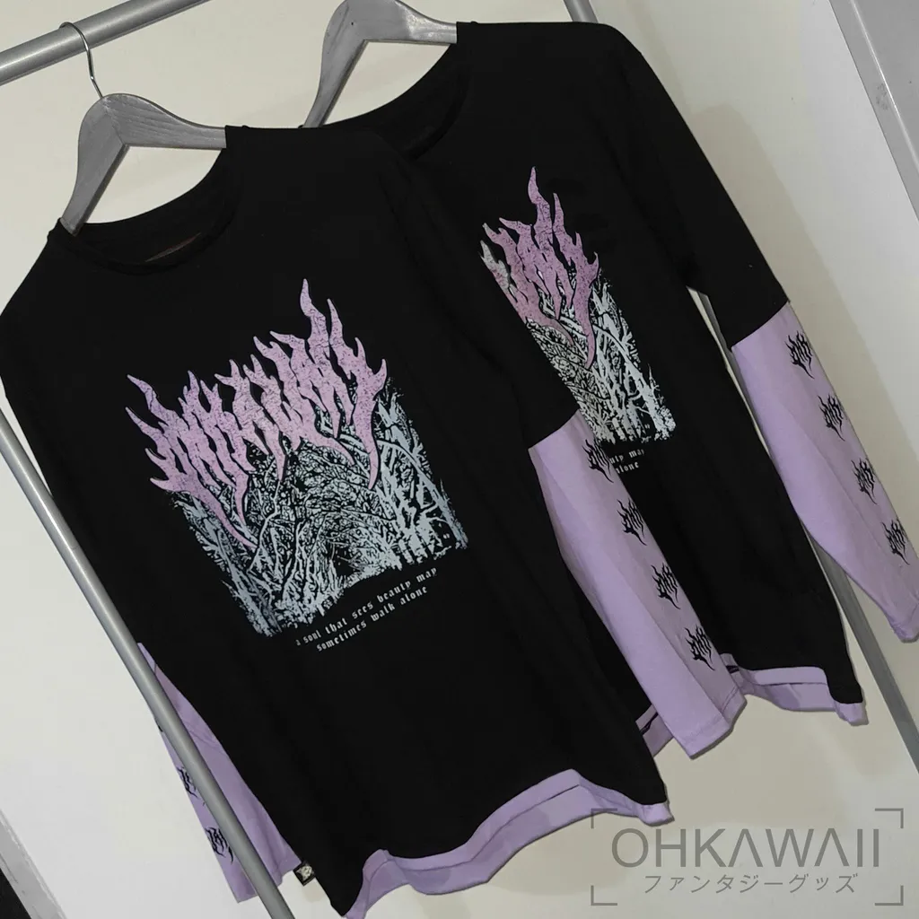 Walk Alone Remera Doble Manga