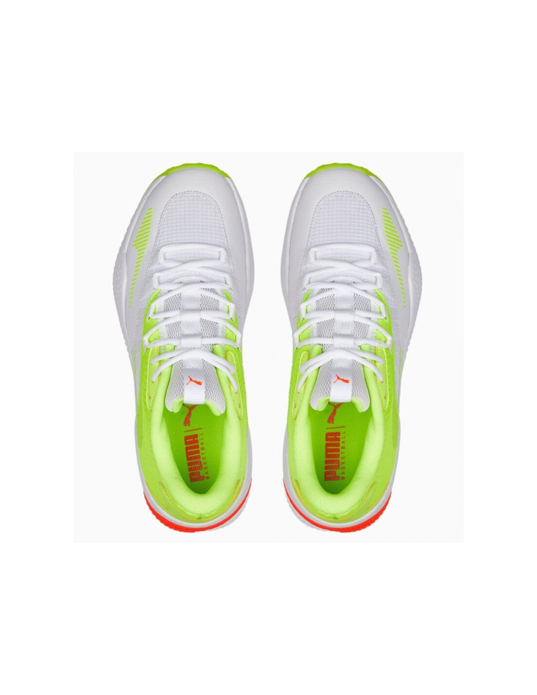 Zapatillas de baloncesto Puma Court Rider 2.0 Glow Stick blanco Hombre