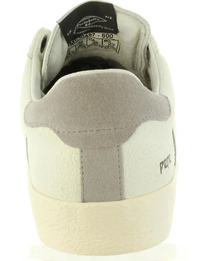 Zapatillas deporte de Hombre PEPE JEANS PMS30497 PORTOBELLO 800 WHITE