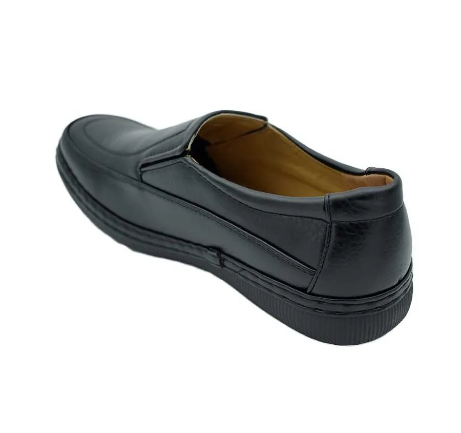 ZAPATO DE HOMBRE PESPUNTES VICMART CABALLERO ELASTICOS NEGRO