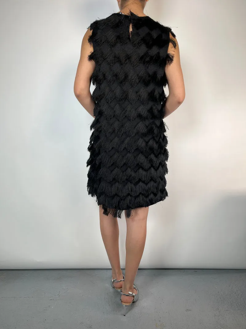 ZARA Vestido Flecos