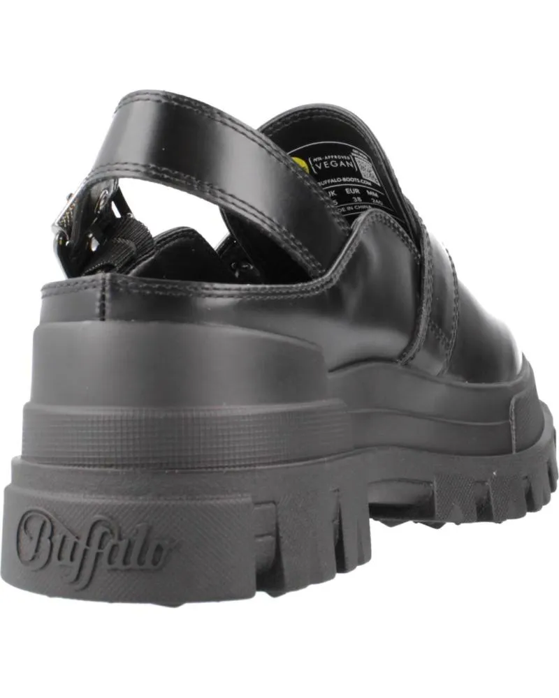 Zuecos BUFFALO  de Mujer ZUECOS MUJER MODELO ASPHA CLOG SND COLOR NEGRO  BLACK